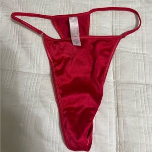 Victoria’s Secret vintage satin thong M